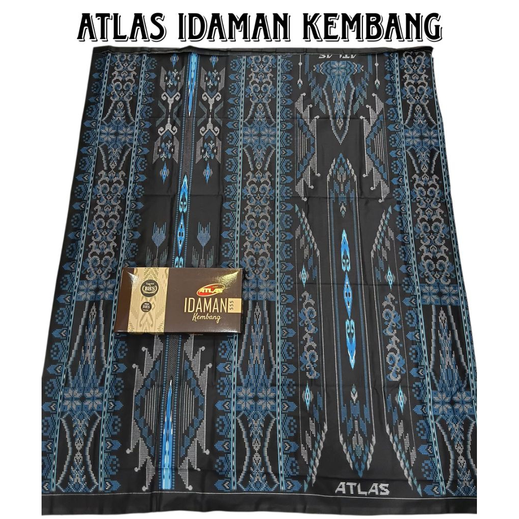 Sarung atlas idaman kembang & idaman harmoni motif bhs