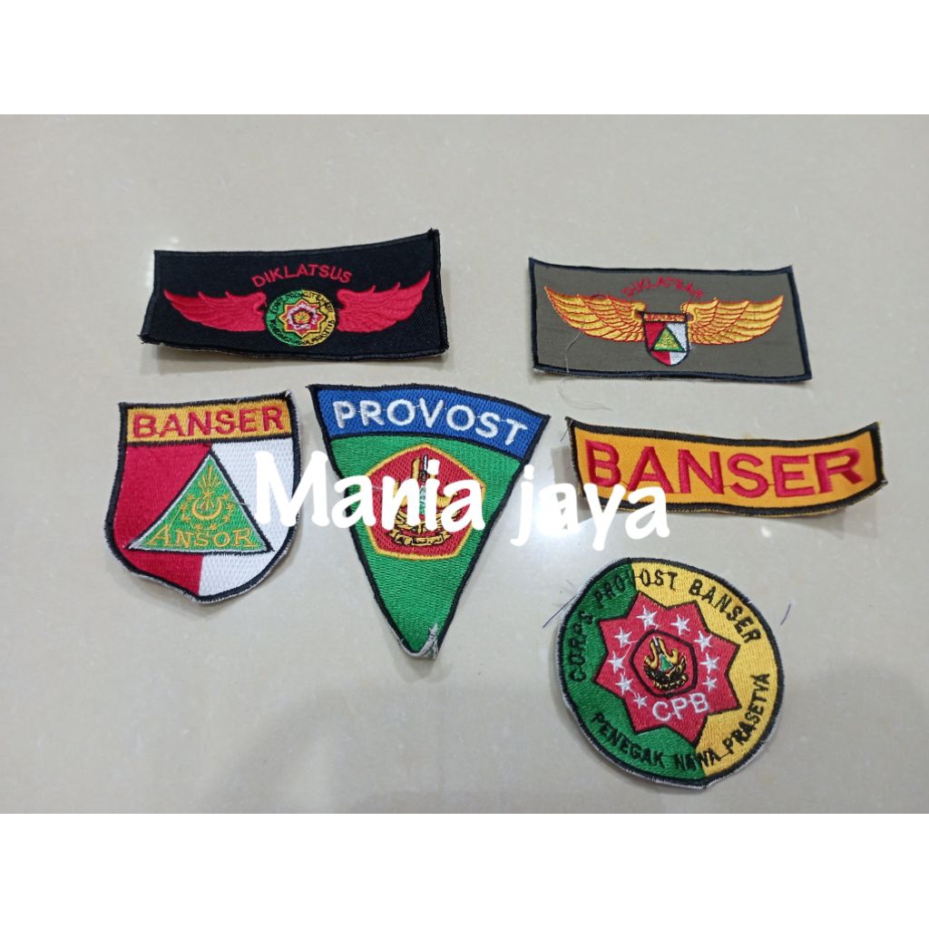 aneka atribut provost banser