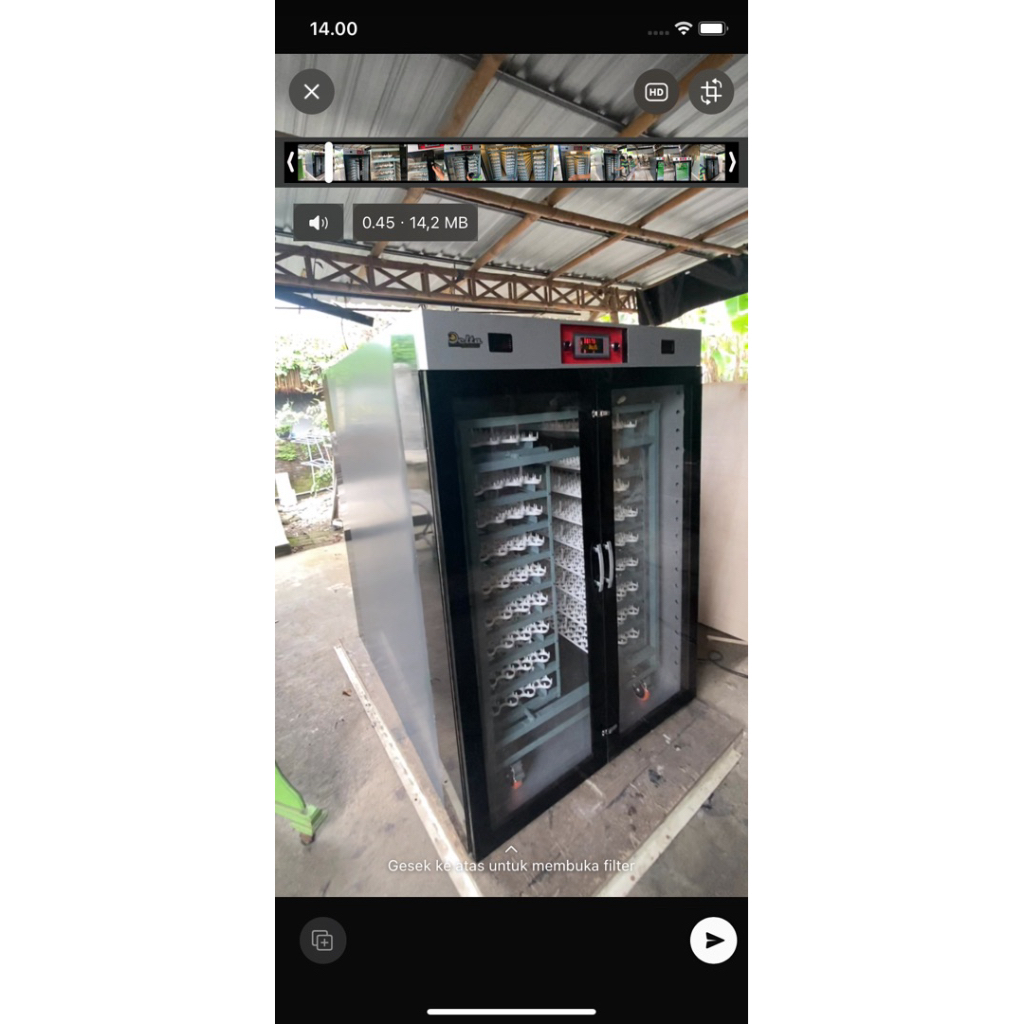 mesin tetas kapasitas 3000 butir