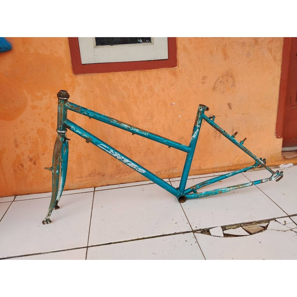 Frame fork sepeda Federal CENTRO Lady Ban 26 SIZE 17" Seri FC74500868 Langka CAT STIKER ORIGINAL