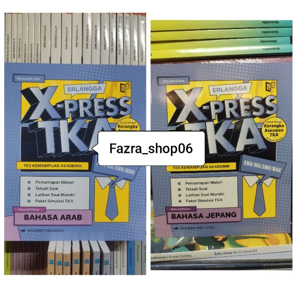 NEW & ORI Buku Erlangga X-Press TKA Bahasa Arab Bahasa Jepang SMA MA 2026 Erlangga