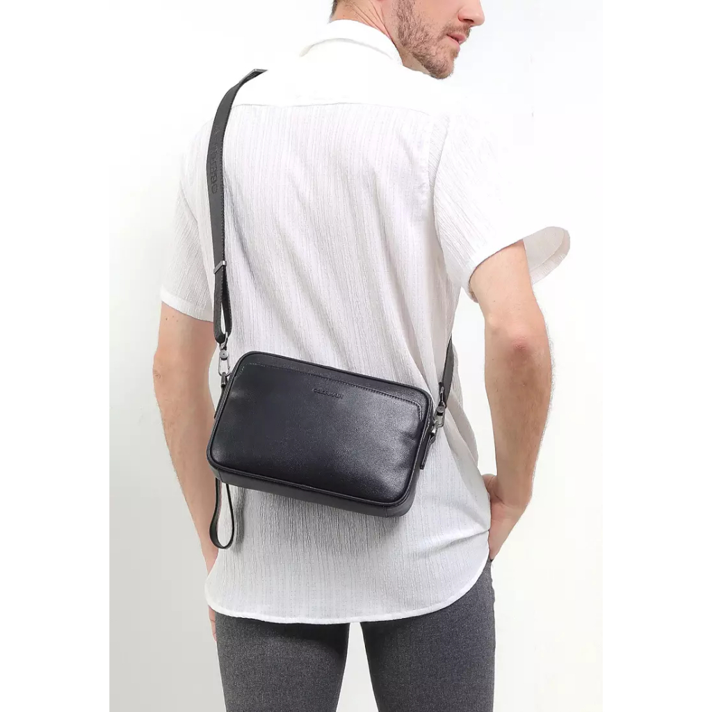 Obermain Stone Clutch-L Navy