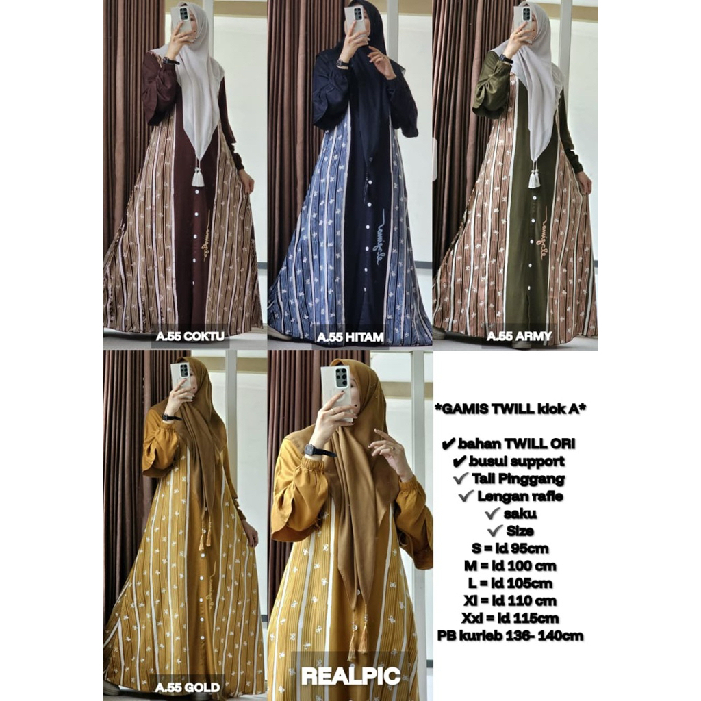 TWILL KLOK A ORI ELZEIMA KODE A.55