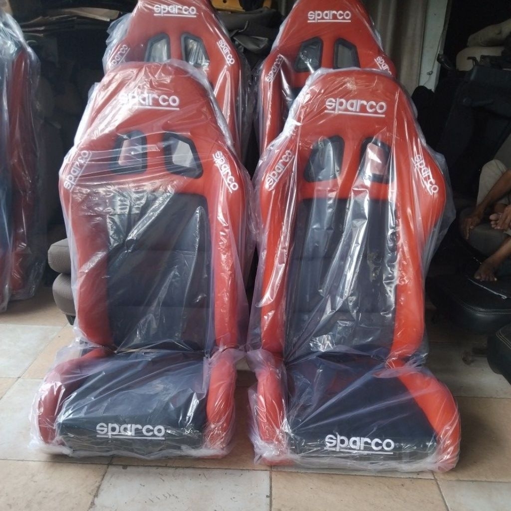 jok sparco Racing bhn kulit
