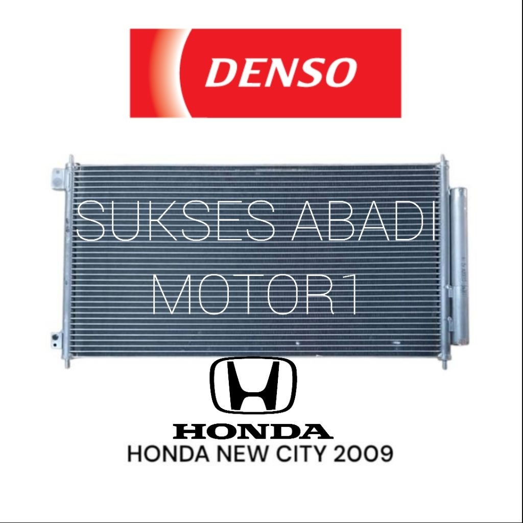 CONDENSOR AC KONDENSOR AC HONDA ALL NEW CITY 2009-2013 MEREK DENSO JAPAN ORIGINAL