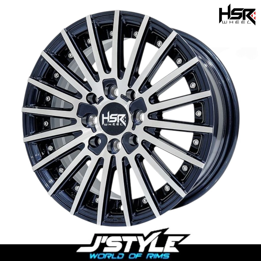 VELG RING 14 AVANZA, XENIA, EVALIA, S-PRESSO, BRIO, PICANTO, DLL HSR WHEEL TANDAM TITANIUM BLUE