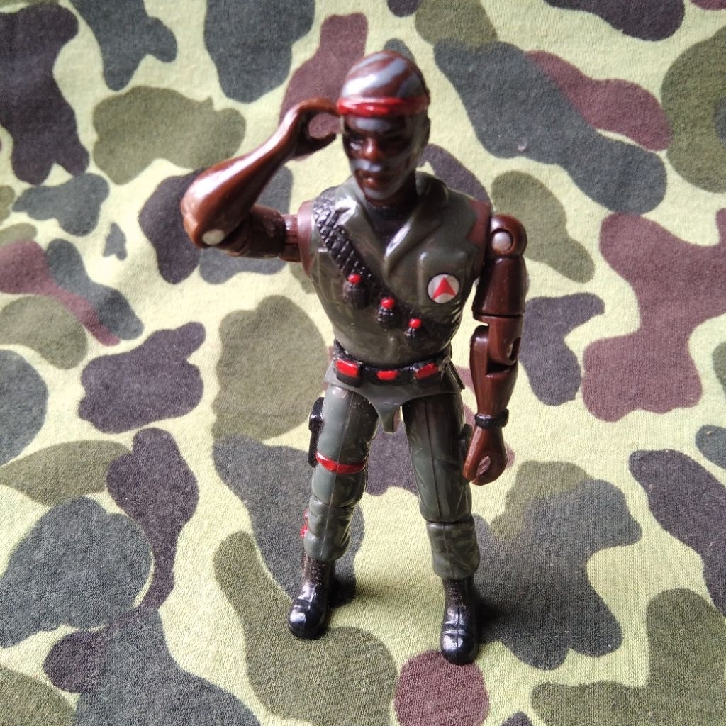 figure tentara jadul gi joe original lanard 1986 figur tentara film predator camo vintage 1986 figur