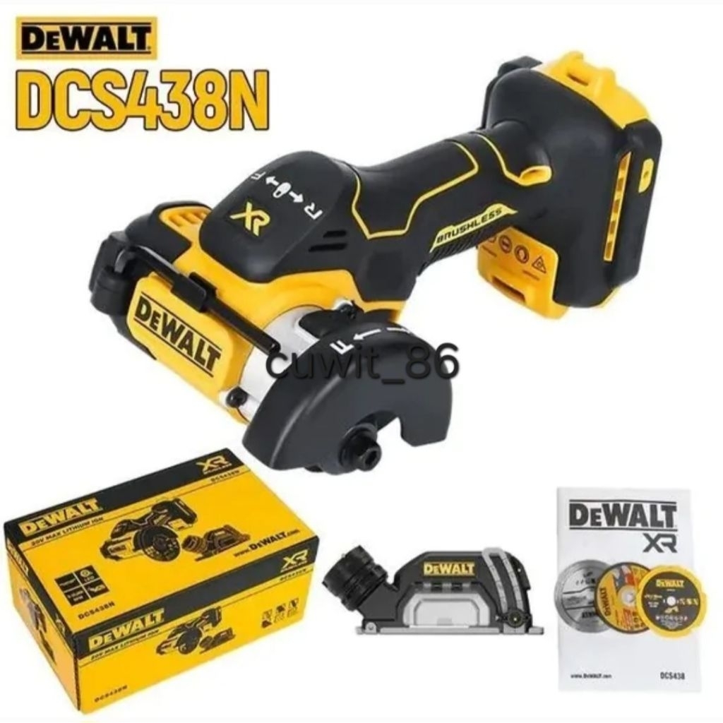 Gerinda DeWALT 3" DCS438 / Cordless Brushless
