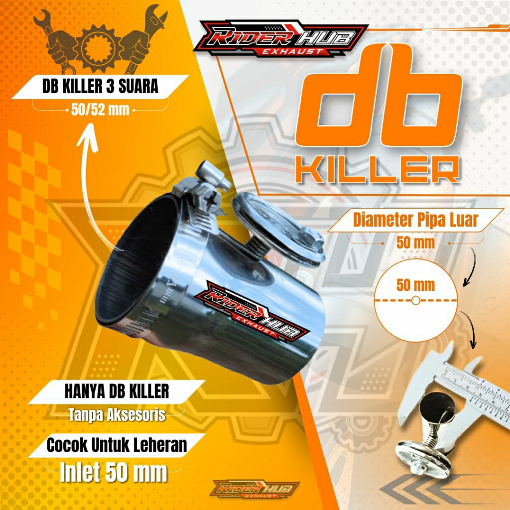 DB KILLER KNALPOT 3 SUARA 50/52 MM