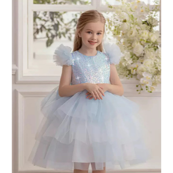 TTS-2025-Gaun natal anak dress natal anak baju natal anak gaun kembang anak dress kembang anak baju 