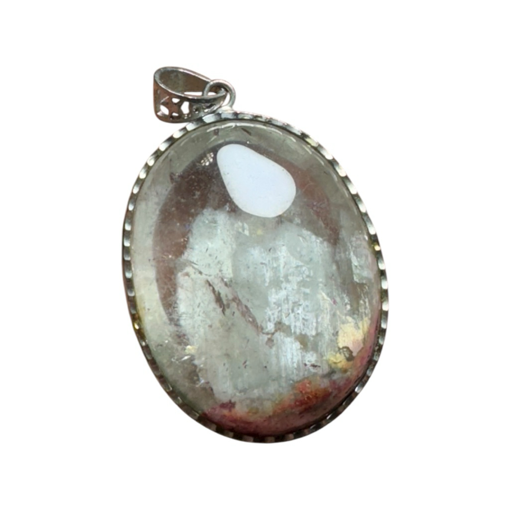 Natural batu kecubung karang liontin tambahan kalung | BD02-204