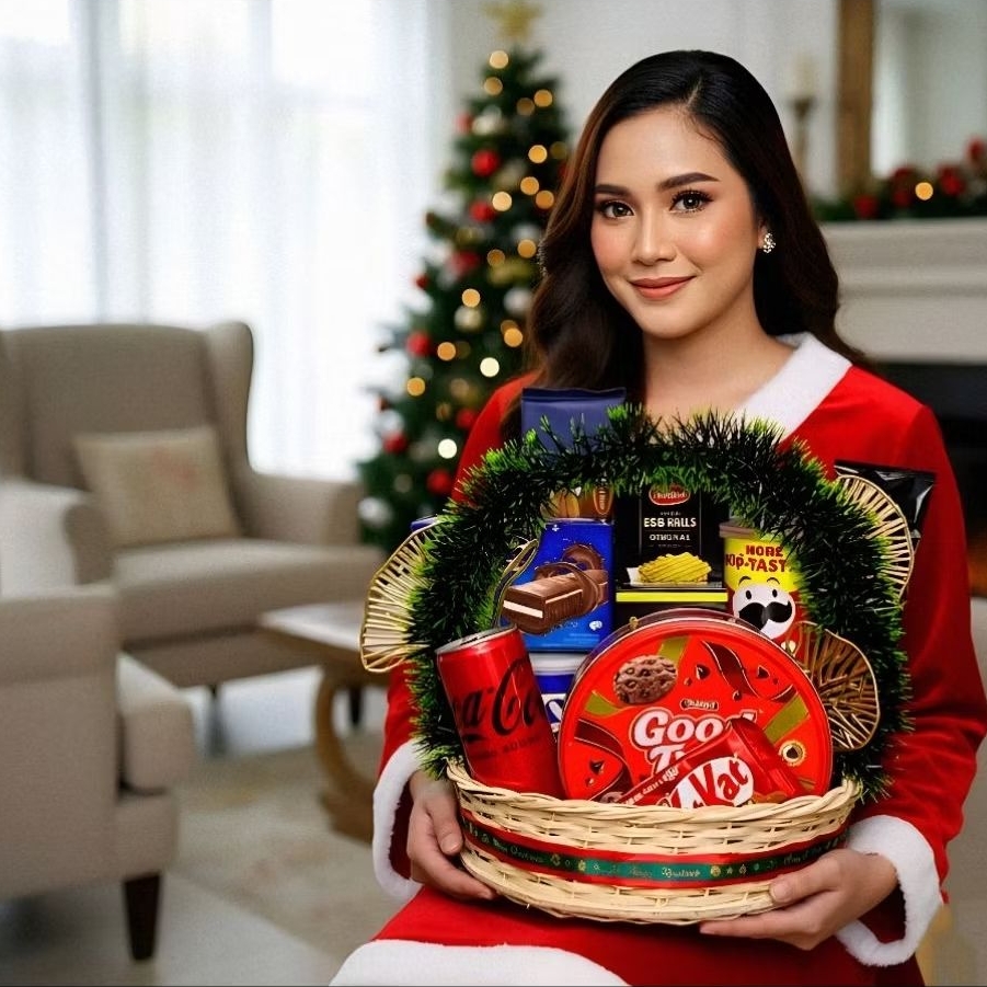 Parcel Natal 2025 / Hampers Natal 2025 - Keranjang Parcel - Christmas Edition - Paket B
