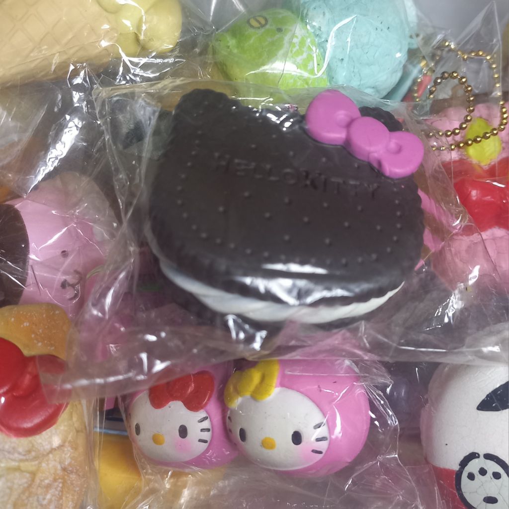 Rare Squishy Preloved Tagged HK Donut Japanese Hello Kitty