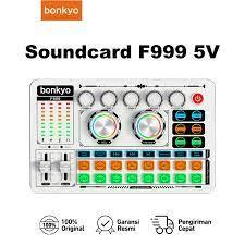Soundcard Live F999 Audio Mixer Bluetooth Wireless For PC Phone ( MISTERY BOX KEJUTAN UTAMA SOUNDCAR