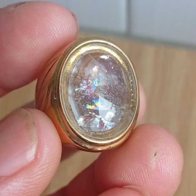 Natural cincin kinyang pelangi size 7