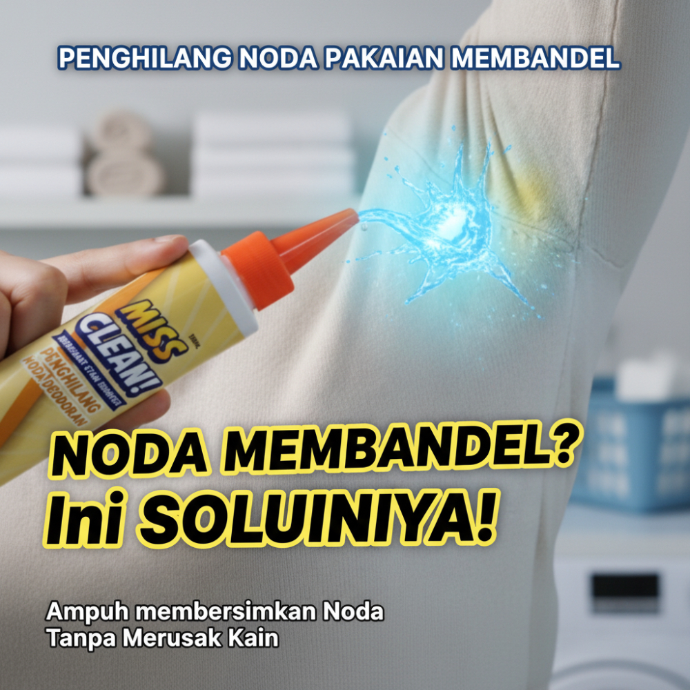 Penghilang Noda Deodoran Pakaian Membersihkan Noda Bandel di Baju
