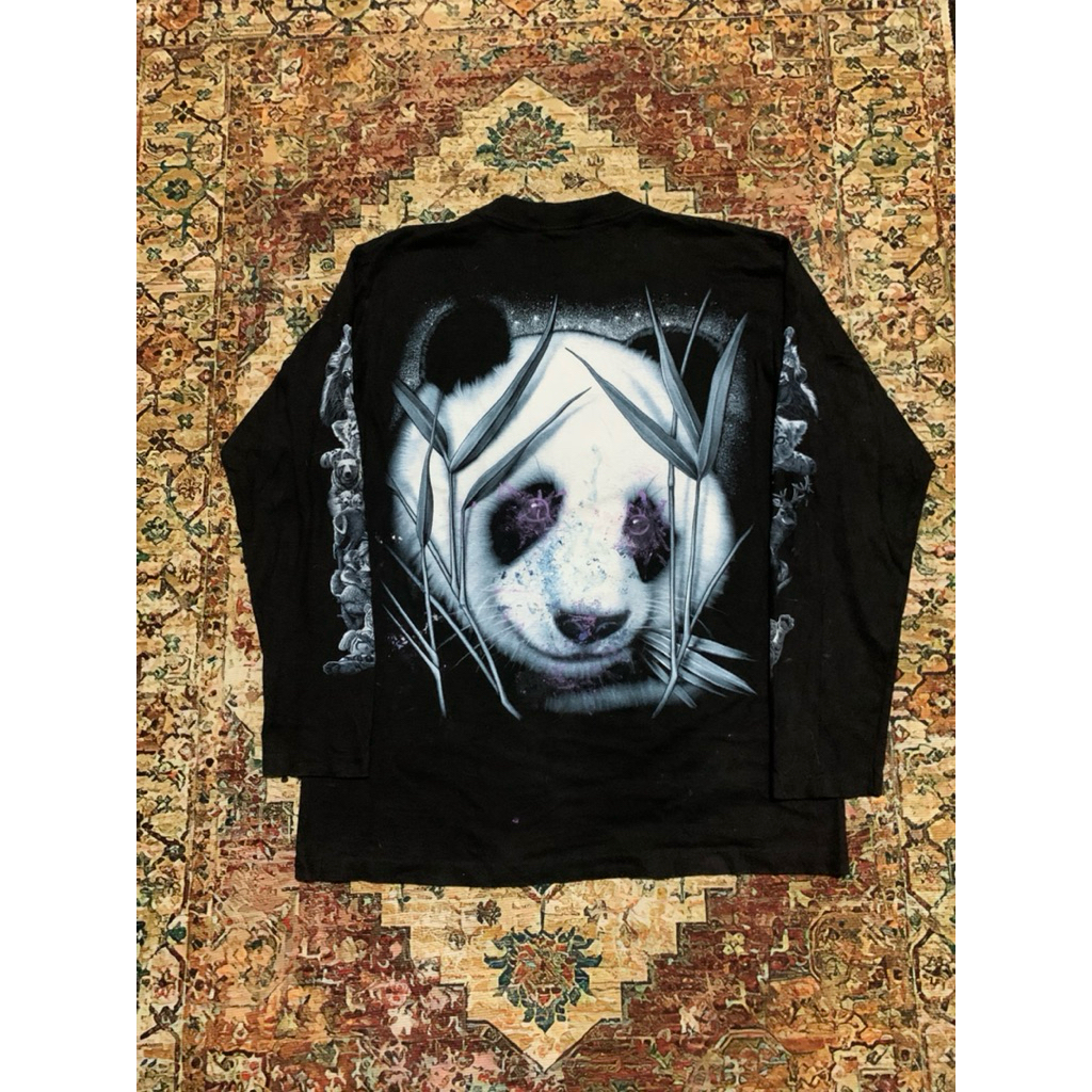 Longsleeve Rock Eagle Vintage 90’s Panda Black