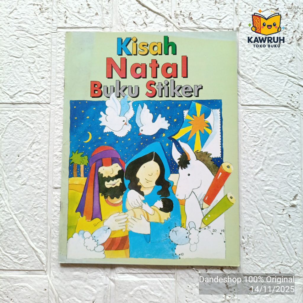 Kisah Natal Buku Stiker - Buku Aktivitas Anak
