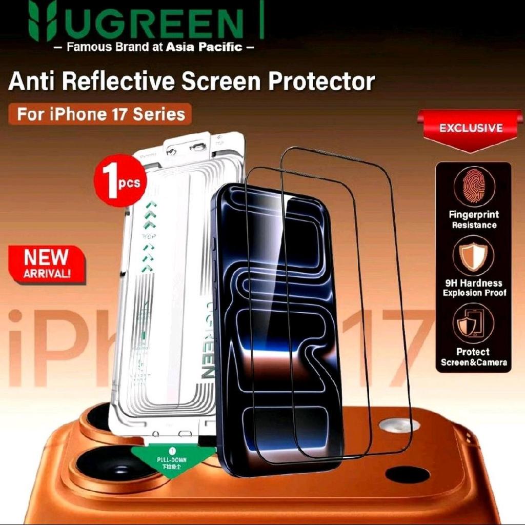 Iphone 17 Tempered Glass Ugreen Anti Reflective HD Clear Screen Protector