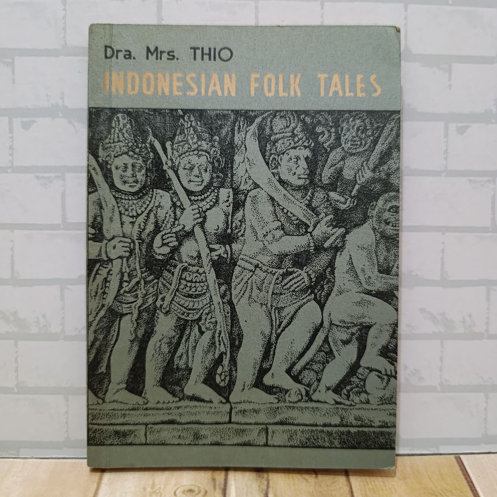 Buku Antik Langka Cerita Rakyat Indonesia - Indonesian Folk Tales th 1962