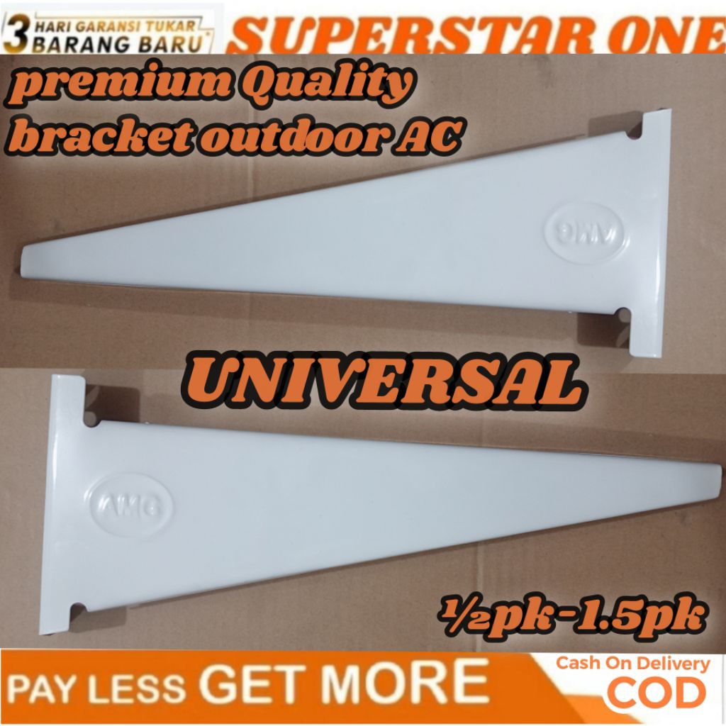 universal bracket AC/braket AC/penopang outdoor AC ½pk/0.5pk/0,5pk-1.5pk