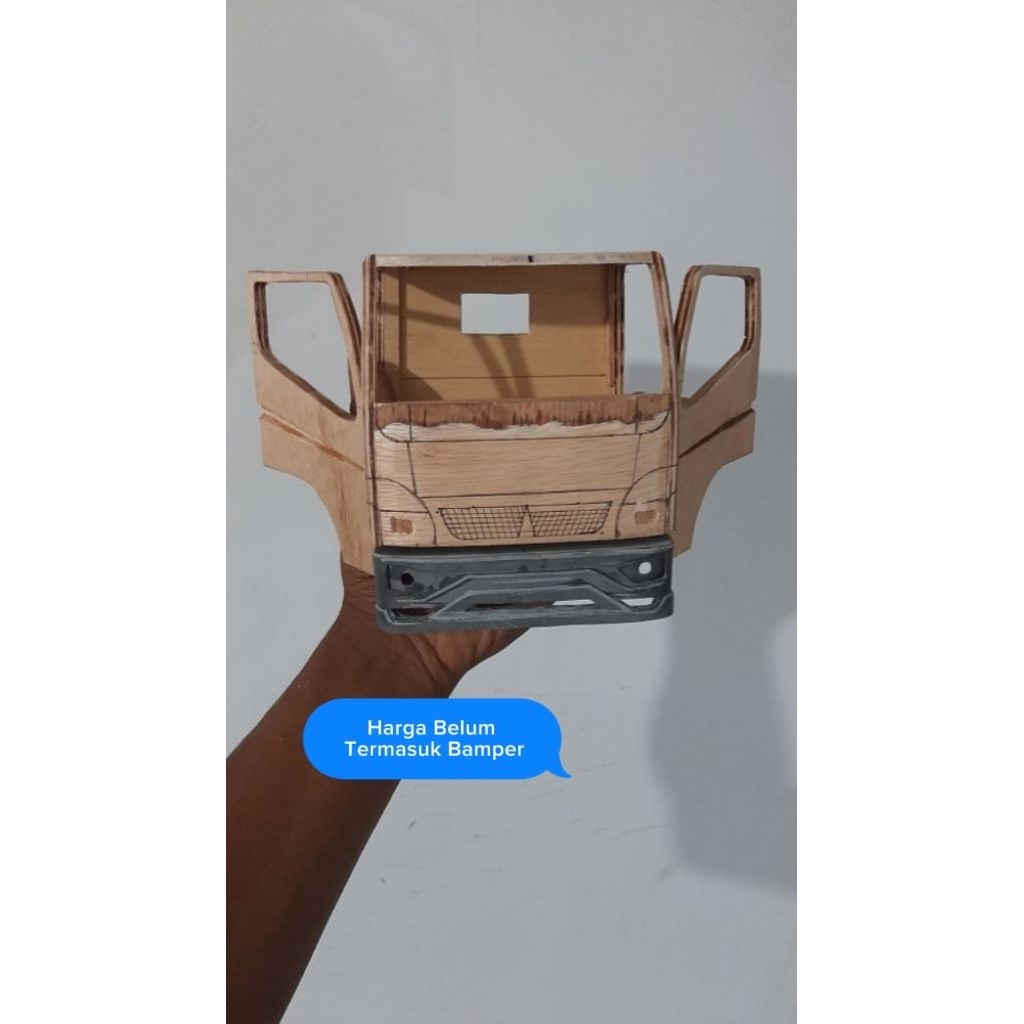 Kabin Canter Miniatur Mentahan Skala 14