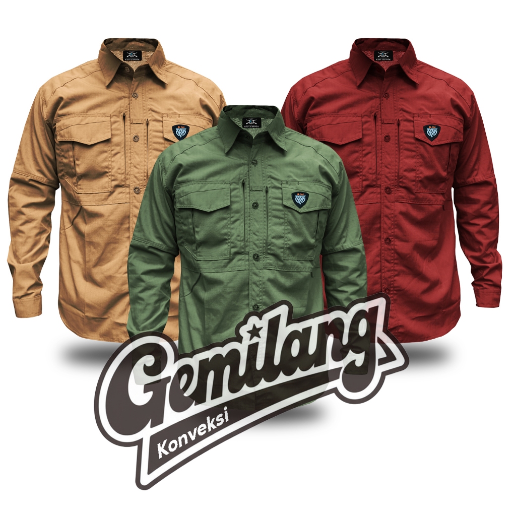 KEMEJA MTAC BORDIR SATUAN / KEMEJA BORDIR SATUAN / KEMEJA BORDIR CUSTOM / KEMEJA BORDIR KOMPUTER