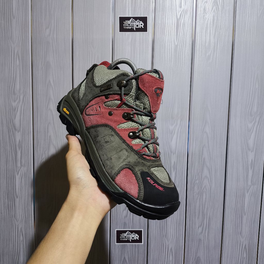 Sepatu Outdoor Wanita Kolping Vibram Gore-Tex, Sepatu Gunung wanita sepatu hiking wanita