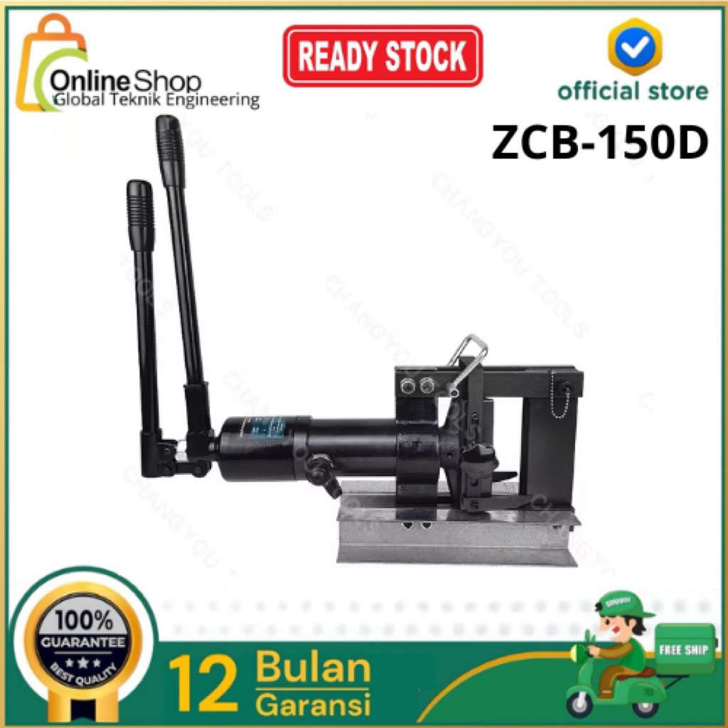 2in1 Heavy Duty 10mm Hydraulic Busbar Bending Manual Dan Electric ZCB-150D Bender Tekuk Penekuk Hidr