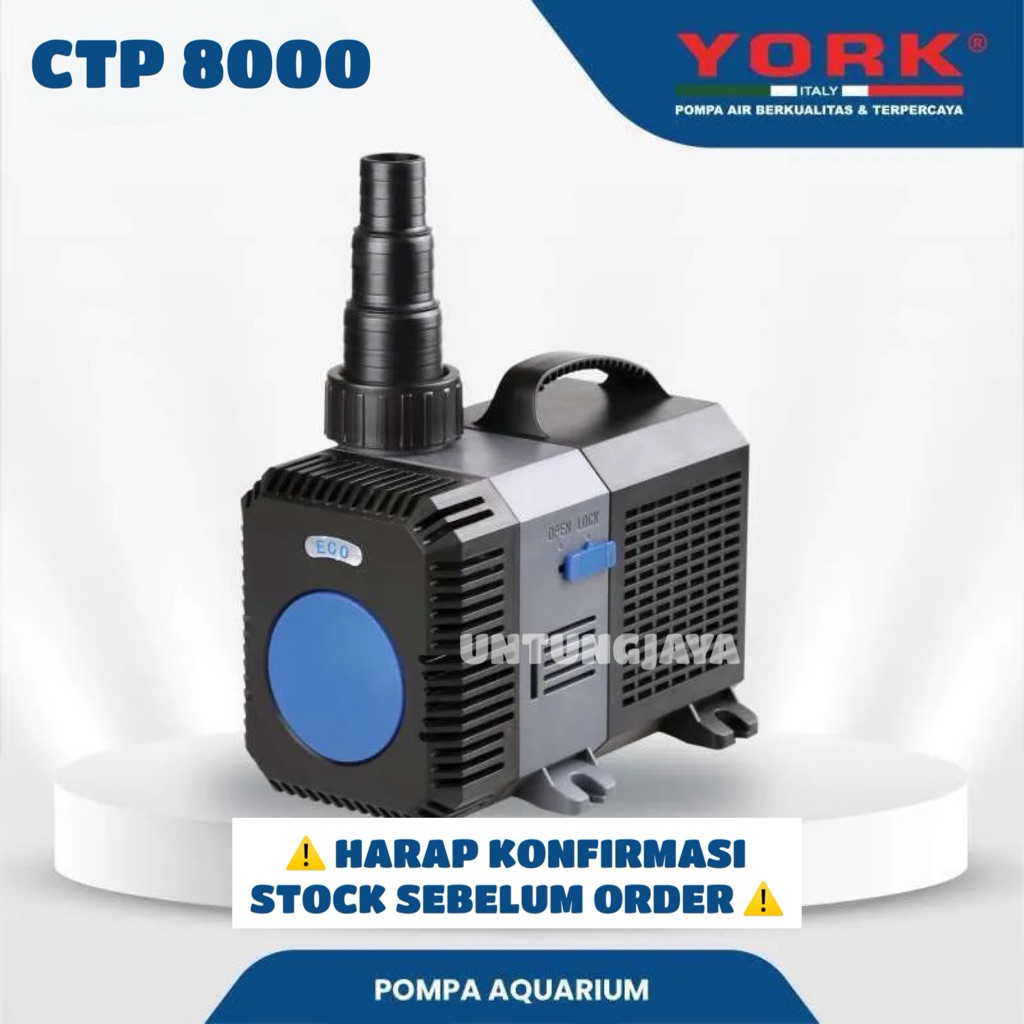 POMPA CELUP AKUARIUM YORK CTP 8000 // POMPA SUBMERSIBLE AQUARIUM YORK CTP 8000 // JUAL POMPA YORK YR
