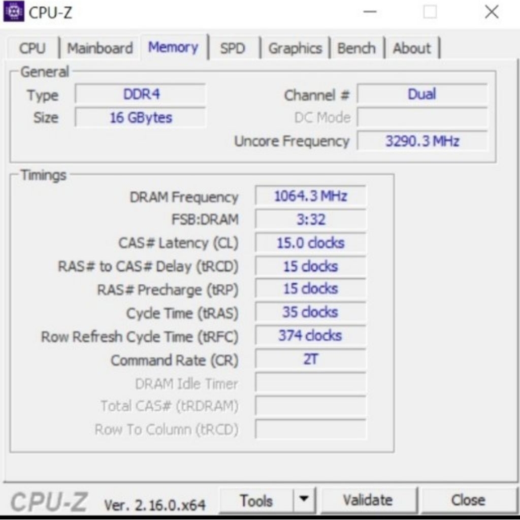 vgen ddr4 8gb x 2 (2133mhz)