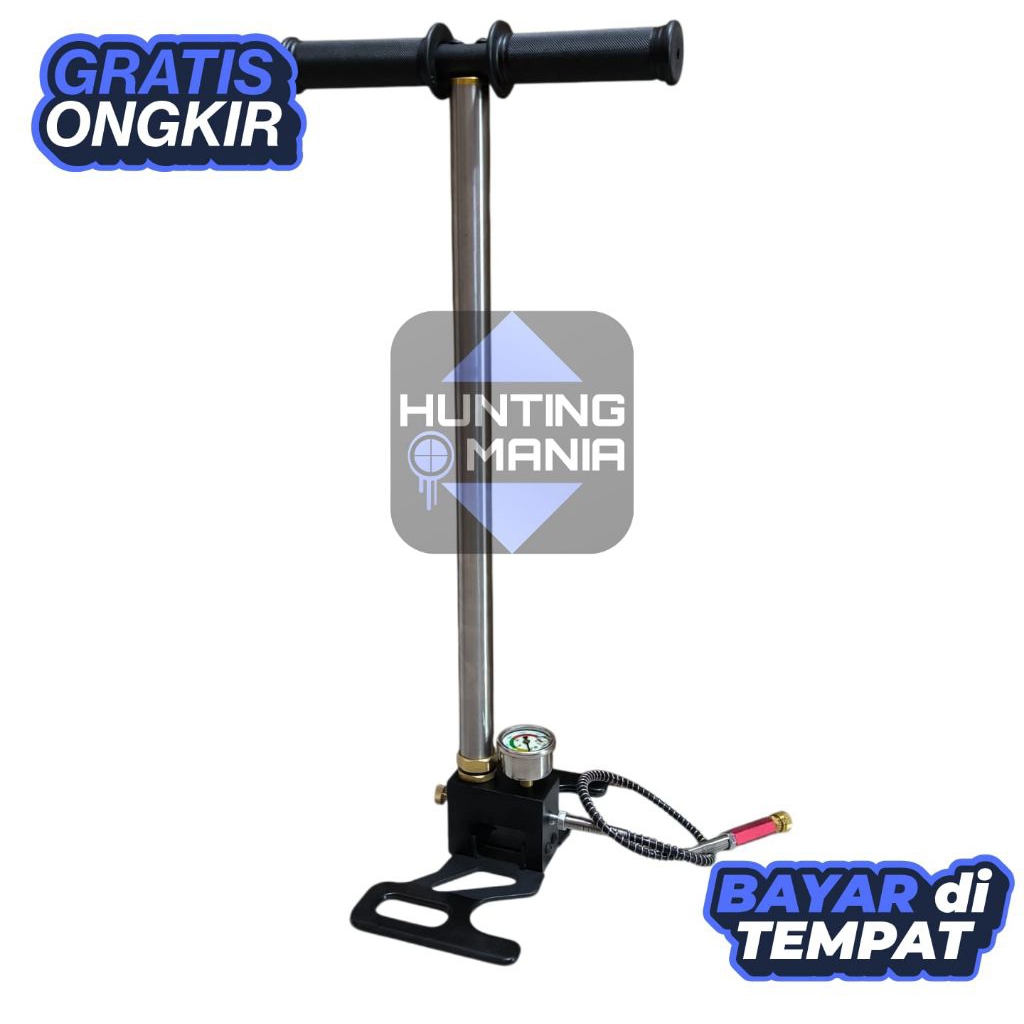 Pompa PCP Sniper Kaki Lipat | Pompa PCP 6000 Psi | Pompa PCP Sniper | Pompa PCP Lipat