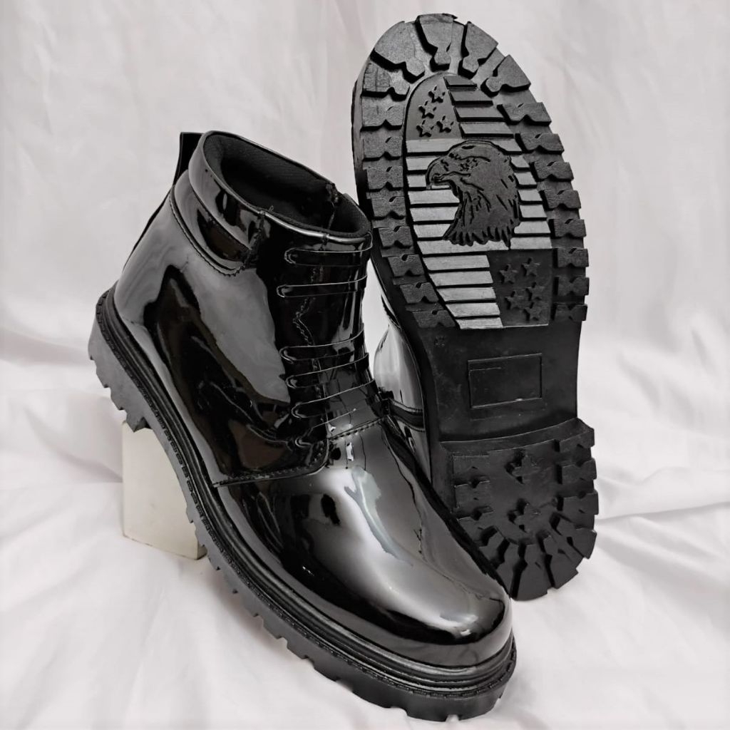 Sepatu PDH TM Garuda Harian Kerja Sekolah Kantor Dinas Security Polwan Polantas TNI Polri Paskibra