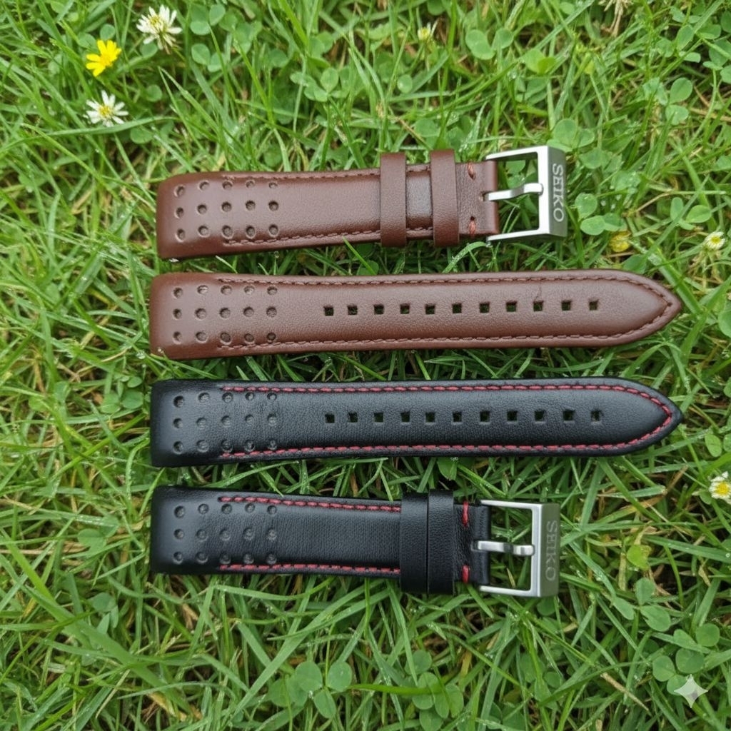 Tali Jam  Seiko Sportura Tali Jam Seiko Barcelona Tali Jam kulit Seiko 21mm