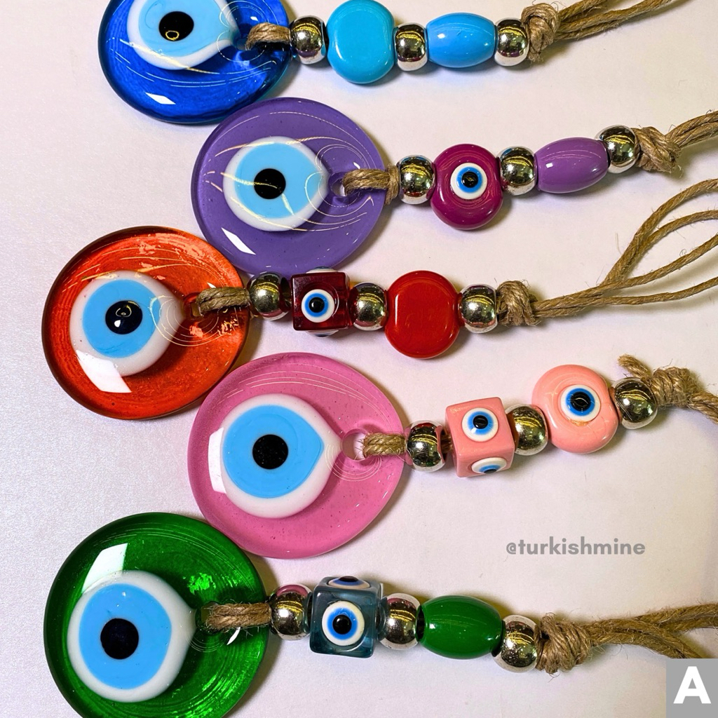 Turki Keychain / Souvenir Turki / Gantungan Kunci Ori Turki / Blue Eyes Charm / Turki Charm / Hiasan