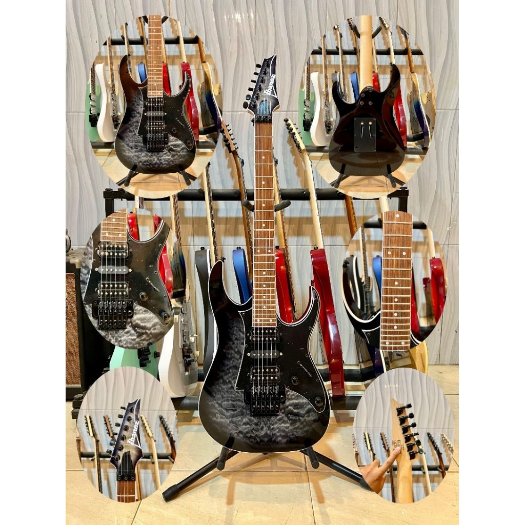 IBANEZ RG450QM Transparent Grey Burst