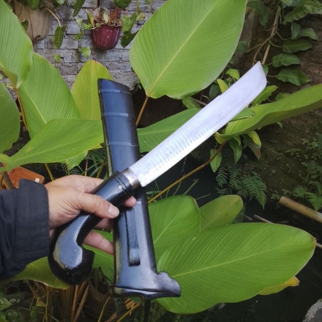 Pisau Kebun Baja Per 30 cm GLK Khas Banten