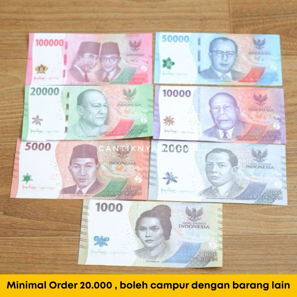 20pcs Uang mainan Emisi baru / Lama untuk hiasan mahar