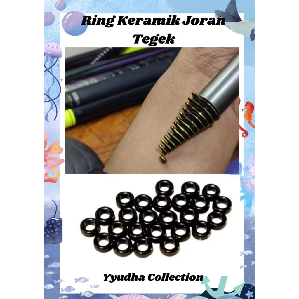 1pcs Keramik Ring Joran Tegek/Keramik Guide/Kolong wd
