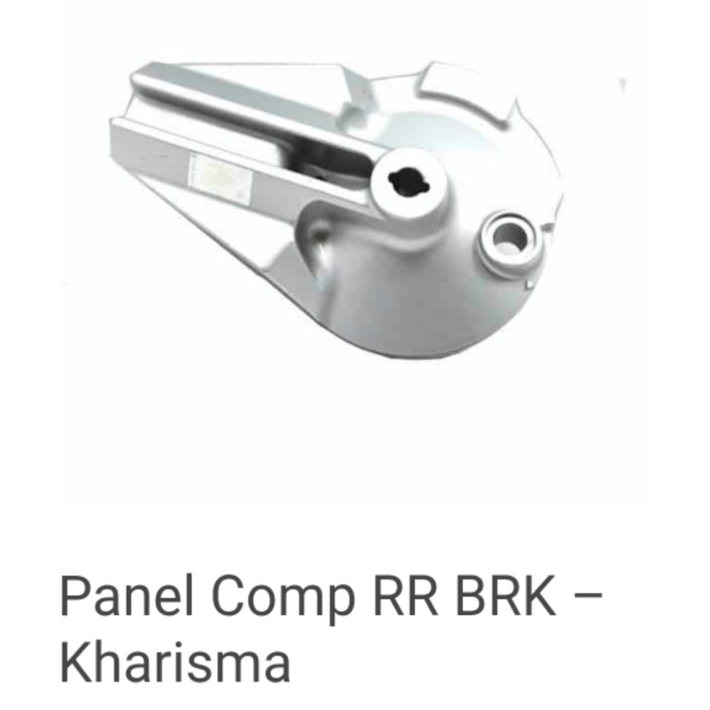 Panel Comp RR Brake Silver Tutup Tromol Belakang Karisma Kirana 43100-KPH-900 Ori Honda Genuine Part