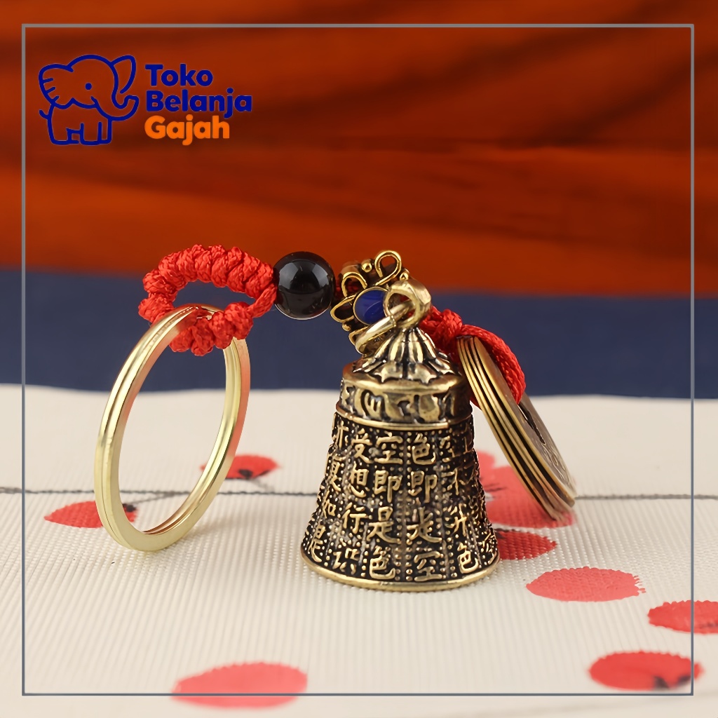 Lonceng Angin Feng Shui Kuningan Lonceng Kuningan Lonceng Gantungan Kunci Lonceng Fengshui