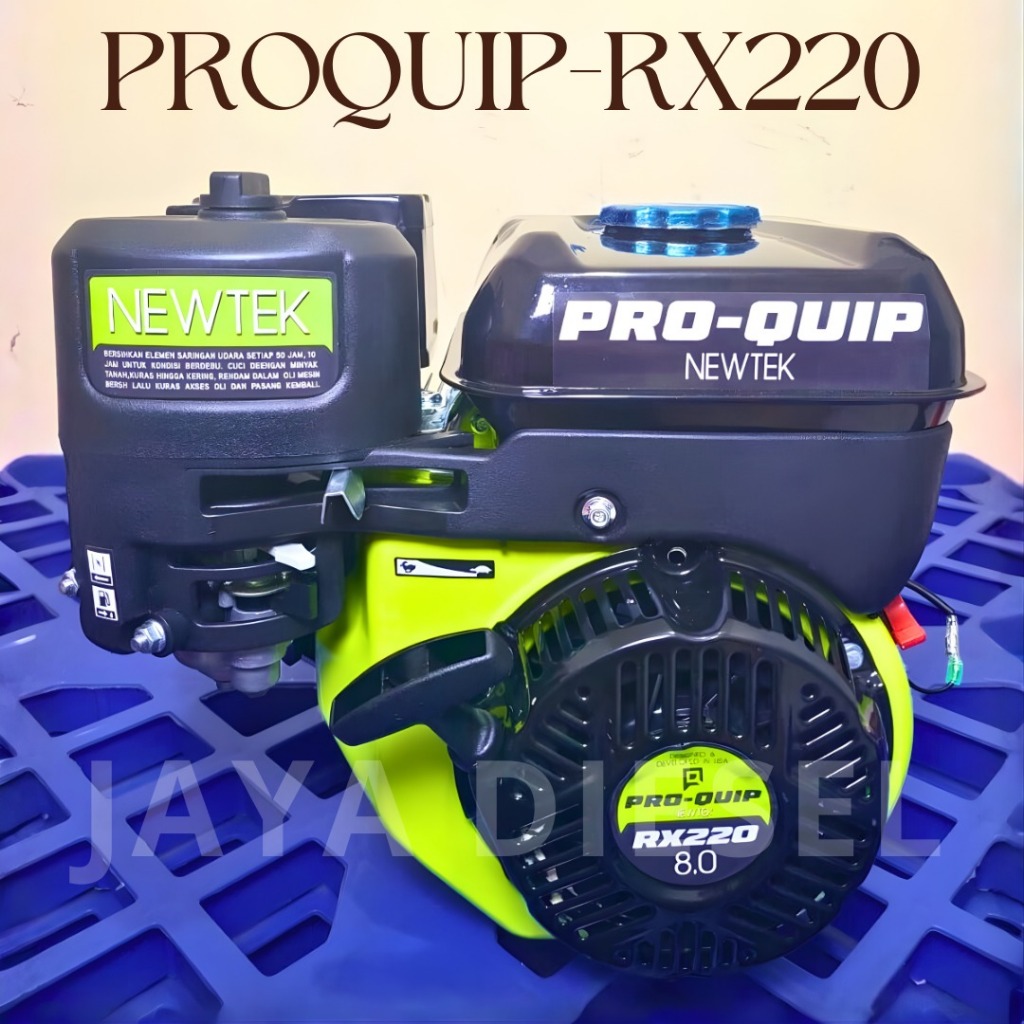 Engine Bensin Mesin Penggerak Pro-Quip RX220 8HP