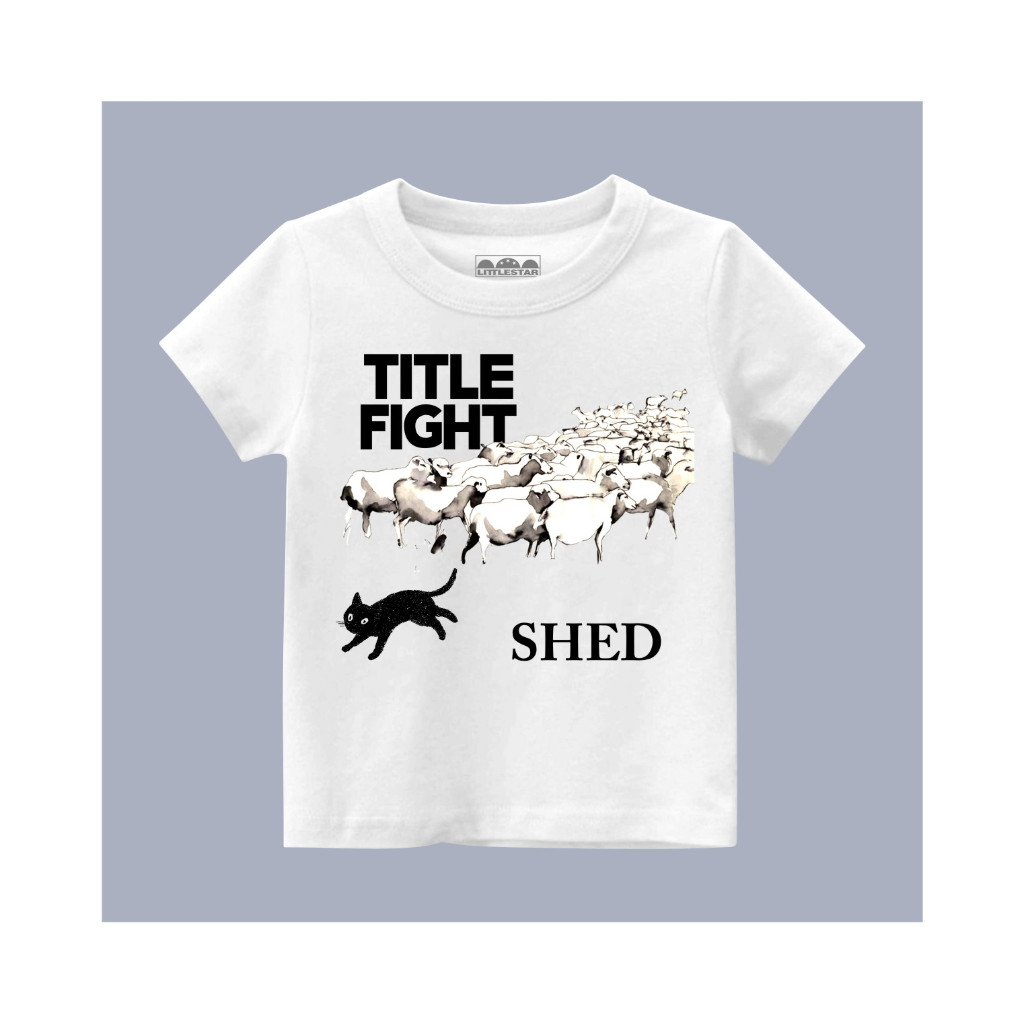 Baju anak Kaos band TITLE FIGHT - SHED Kaos anak laki-laki dan perempuan untuk usia 1-8 tahun