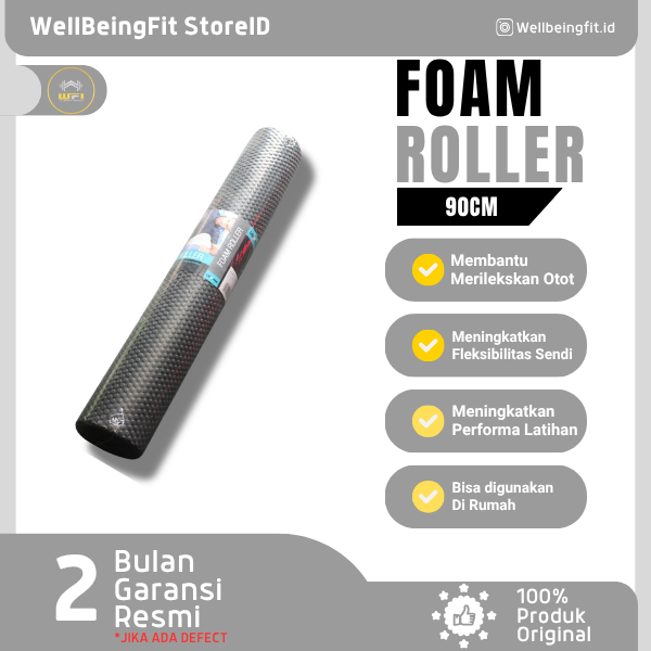 Foam Roller 90cm - WellbeingFit Indonesia