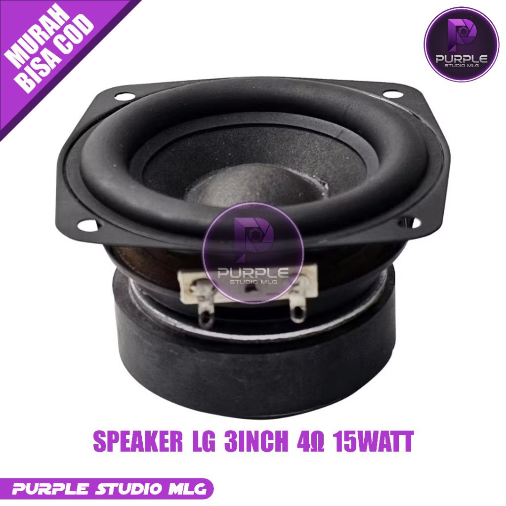 Speaker LG 3inch 4ohm 15watt Super Bass Subwofer LG Speaker Mini