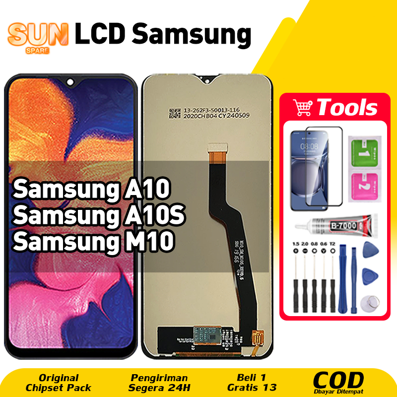 Original For LCD SAMSUNG A10 LCD Samsung A10S / Samsung M10 asli hp layar lcd anti blue light HD HOT