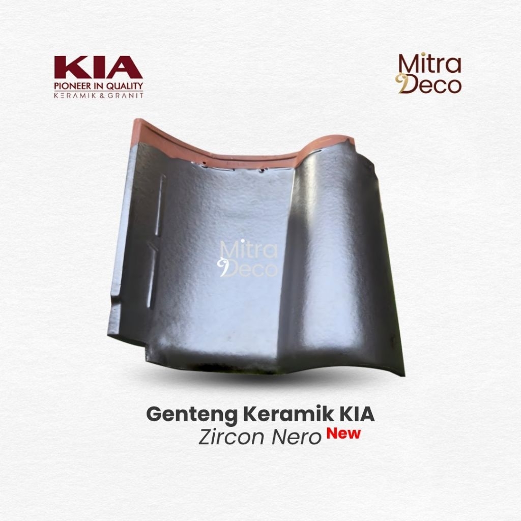 KIA Genteng Keramik ZIRCON NERO KW1