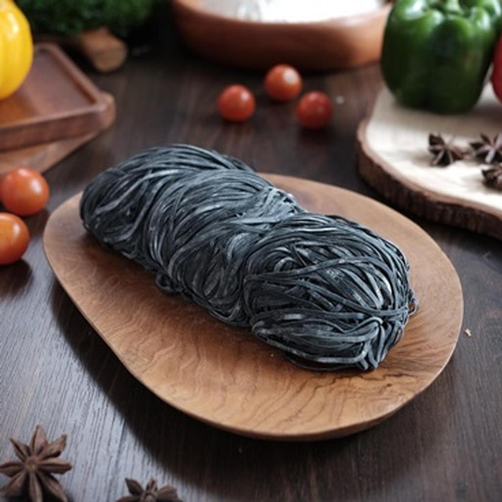 MIE BASAH HITAM ARANG BAMBU KILOAN MIE BASO YEN MIE BANDUNG