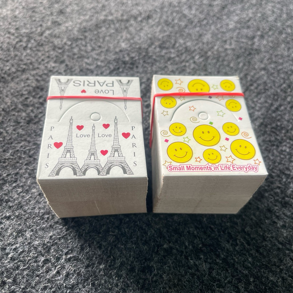 144PCS KERTAS AKSESORIS / KERTAS ACESSORIES KAR / HANGTAG KERTAS PENJEPIT AKSESORIS / KERTAS LABEL A