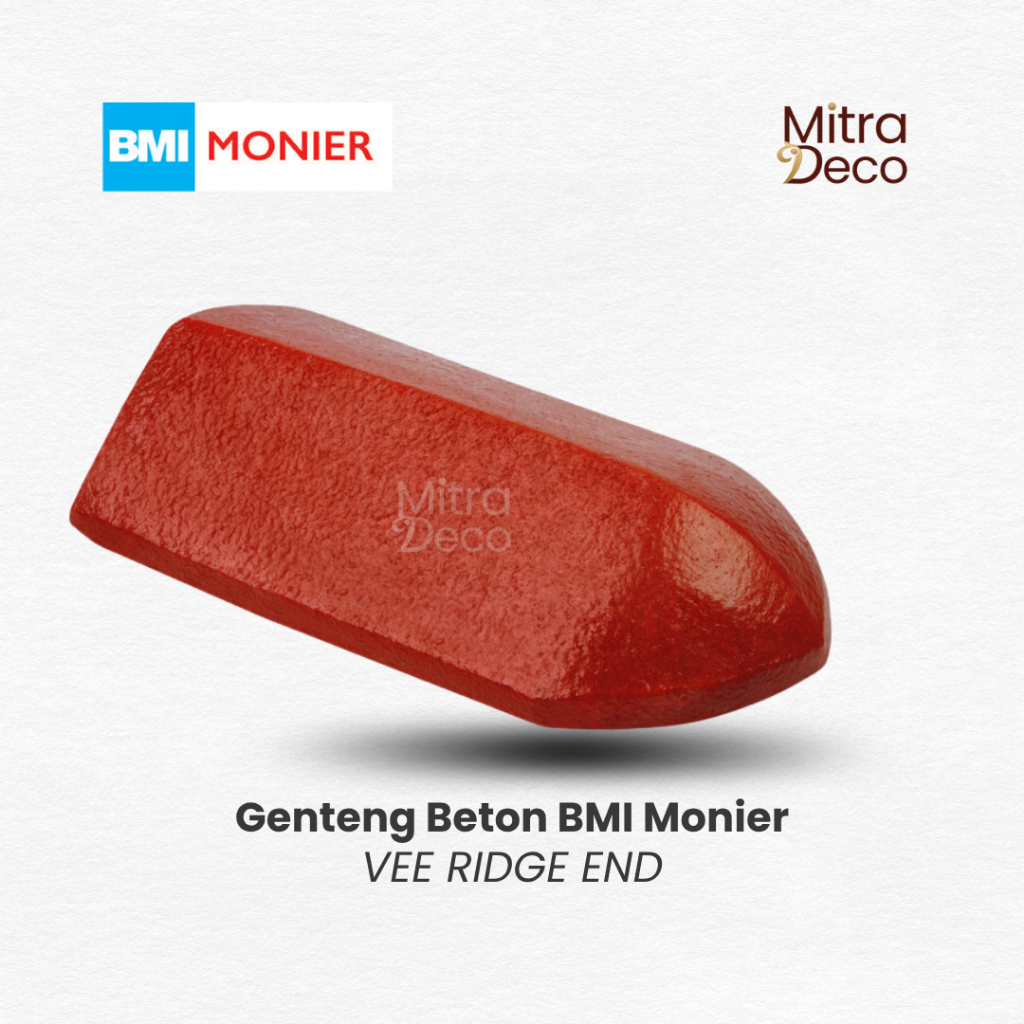 BMI Monier Aksesoris Genteng Vee Ridge End